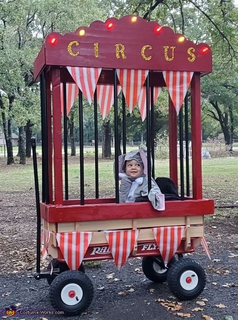 Circus Animal Trainer Costume, Something Special For Him, Wagon Costume, Circus Christmas, Elephant Halloween, Circus Decor, Elephant Costume, Circus Parade, Elephant Costumes