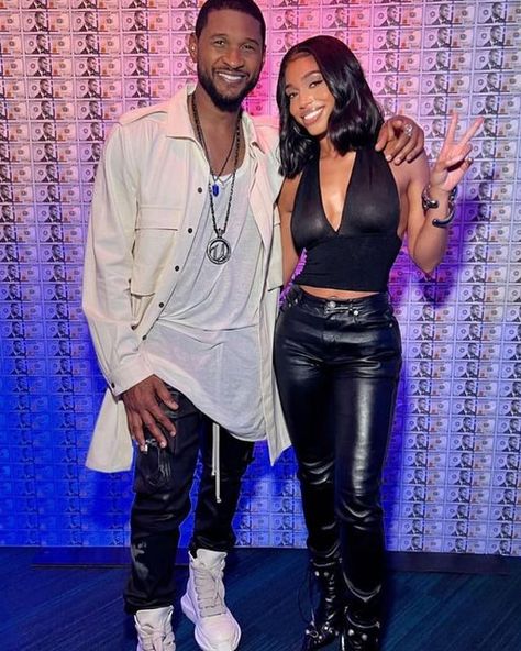 Lori Harvey Style, Usher Concert Outfit, Usher Concert, Harvey Outfits, Gucci By Tom Ford, Errands Outfit, Ig Models, Leather Pants Outfit, Lori Harvey