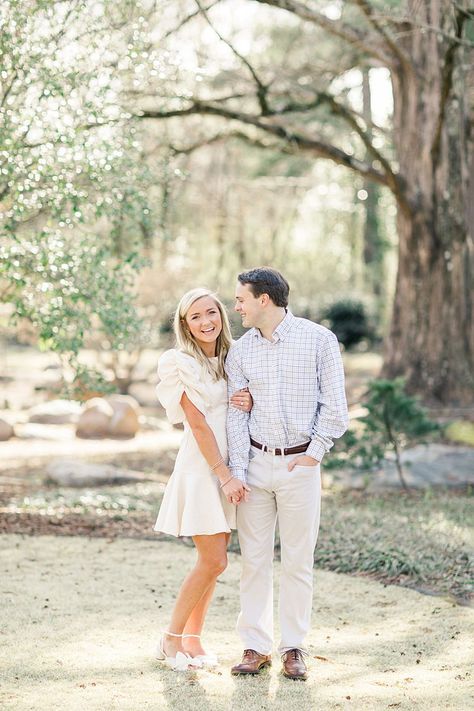 Engagement Photos Birmingham Al, Happy Engagement, Engagement Picture Outfits, Birmingham Wedding, Spring Engagement Photos, Alabama Wedding, Engagement Pictures Poses, Engagement Picture, Couples Engagement Photos