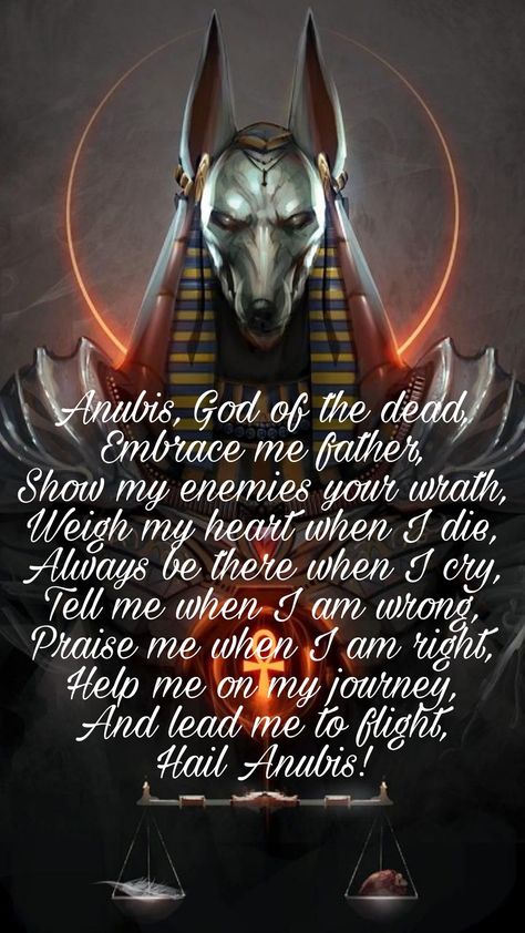 A prayer to honor Anubis. Hail Anubis! Egyptian Drawings Anubis, Anubis And Bastet Art, Anubis Correspondences, Anubis Altar Ideas, Working With Anubis, Anubis Human Form, Anubis Meaning, Anubis Drawing Tattoo, Anubis Quotes