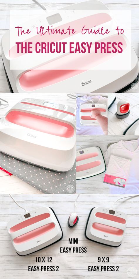 The Ultimate Guide to the Cricut Easy Press - Happily Ever After, Etc. How To Use Cricut Easy Press, Cricut Heat Press Guide, Easy Press Projects, Cricut Easy Press Projects, Cricut Binder, Cricket Joy, Heat Press Projects, Cricut Press, Cricut Heat Transfer Vinyl