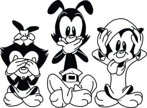 Cartoon Drawing Ideas, Animaniacs Characters, 90s Cartoon Characters, My Saves, Cartoon Character Tattoos, Cowgirl Art, 90s Cartoons, 90s Cartoon, Small Drawings