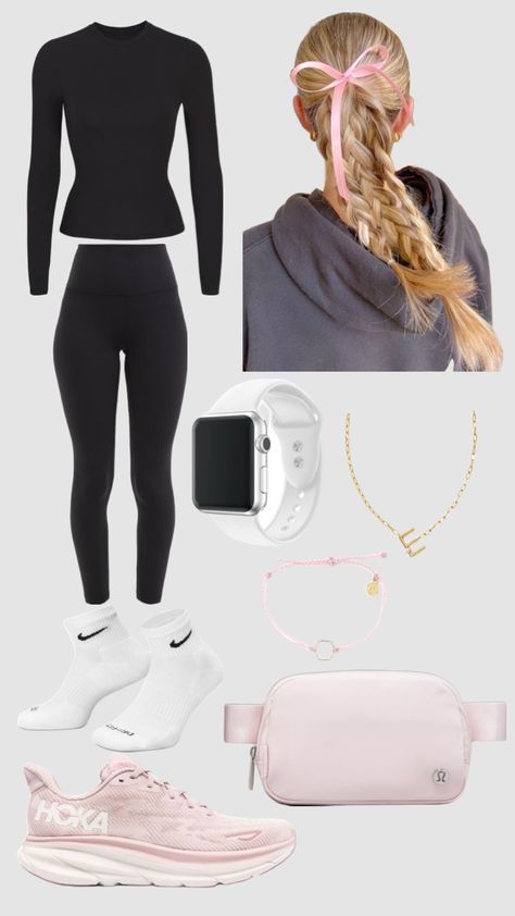 Light pink athletic wear! 🩷 #like #likeitup #likeitup4more #pink #lululemon #hokas #kendrascottnecklace #kendrascott #necklace #forximenaca 🙄 (like it Ximena) Hokas Outfit, Aesthetic Athletic Outfits, Pink Athletic Outfit, Casual Athletic Outfits, Matching Outfits Best Friend, Simple Outfits For School, Walking Outfits, Pink Lululemon, Cute Clothing Stores