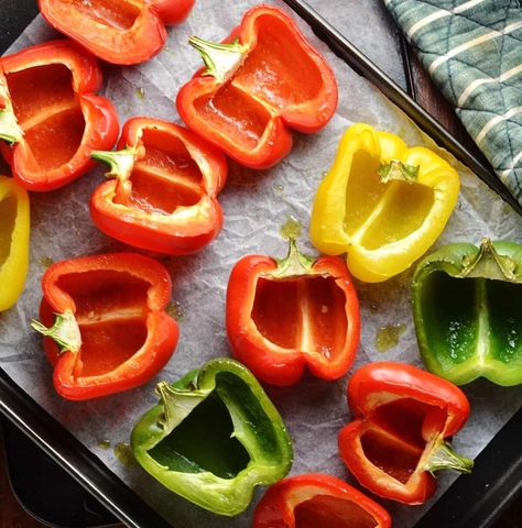 Black Bean Avocado Salad, Turkey Stuffed Peppers, Low Carb Stuffed Peppers, Taco Salad Bowls, Vegetarian Stuffed Peppers, Harissa Recipes, Sundried Tomato Pasta, Stuffed Peppers Turkey, Recipes With Enchilada Sauce