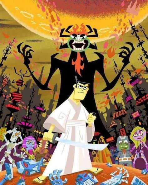 Fantasy Samurai, Old Cartoon Network, Cn Cartoon Network, Childhood Tv Shows, Samurai Jack, Old Cartoons, Vintage Cartoon, Cartoon Shows, Volume 1