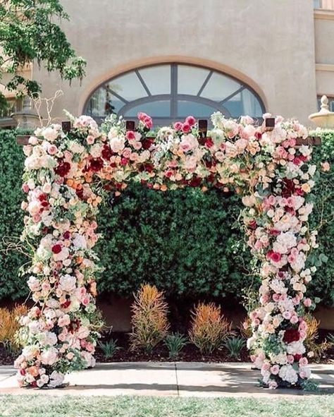 Wedding Innovations, Floral Wedding Arches, Arch Gate, Floral Arch Wedding, Wedding Arches, Flower Arch, Wedding Ceremony Arch, Floral Wedding Decorations, Arch Wedding