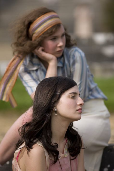 Di Radfield and Fiamma Coronna - Juno Temple and Maria Valverde in Cracks, set in the 1930s (2009). Cracks Film, Cracks 2009, Film Characters, Big Nose Beauty, Juno Temple, Goblincore Aesthetic, Artificial Snow, Bryn Mawr, Character Board