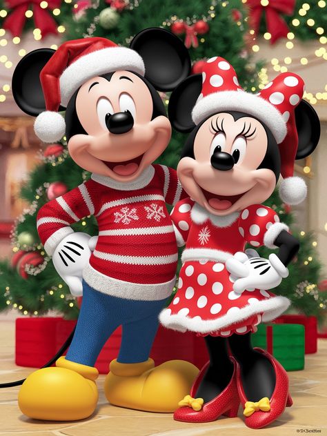 Ideogram IA 🎀 Mickey Mouse Navidad, Disney Merry Christmas, Christmas Wallpaper Iphone Cute, Mickey Mouse Wallpaper Iphone, Minnie Y Mickey Mouse, Disney Best Friends, Mickey Mouse Images, Minnie Mouse Images, Mickey Mouse Pictures