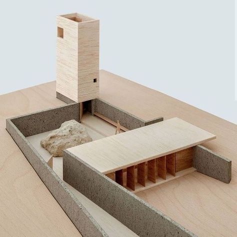 Maquette Architecture, Conceptual Model Architecture, Architectural Scale, Model Architecture, Rock House, Arch Model, Architecture Model Making, Architecture Concept Drawings, Architecture Awards