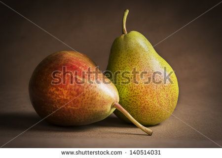 Picture of a still life with one apple and one pear - stock photo Pear Still Life, Pear Photography, Still Life Pictures, Still Life Images, Oil Painting Tutorial, Fruits Images, Still Life Fruit, Pottery Painting Designs, Still Life Photos