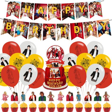 High School Musical Birthday Party, Musical Party Favors, Music Theme Party, High School Musical Quotes, Musical Birthday Party, Wildcats High School Musical, High School Musical 3, Music Themed Parties, Prom Themes