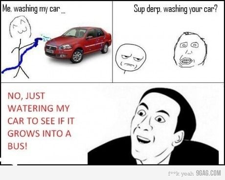 Washing your car? Memes, Funny