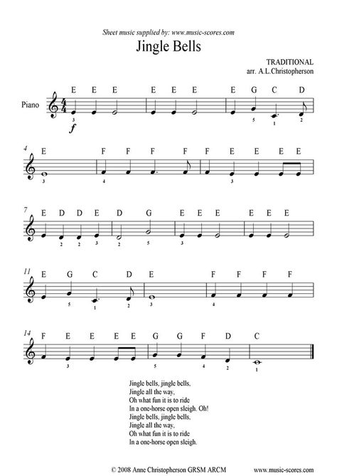 Keyboard Noten, Piano Music With Letters, Christmas Piano Sheet Music, Piano Songs For Beginners, Piano Sheet Music Letters, Beginner Piano Music, Easy Sheet Music, Piano Notes Songs, Clarinet Music