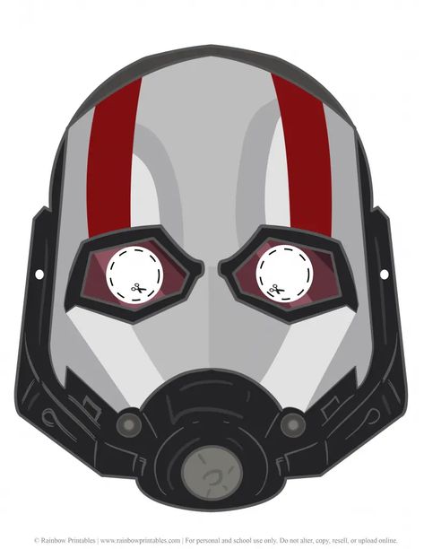 Paul Rudd Antman Marvel Superhero Costume Face Masks Line Art Template For Kids Free Printable Download Line Art Template, Marvel Masks, Mask Template Printable, Mask Printable, Printable Masks, Superhero Costume, Superhero Masks, Mask Template, Marvel Superhero