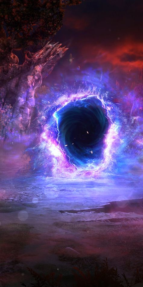 Magic Portal, Portal Art, Cosmos Art, Tattoo Reference, Creatures Art, Dungeon Maps, Magic Aesthetic, Magic Powers, Fantasy City