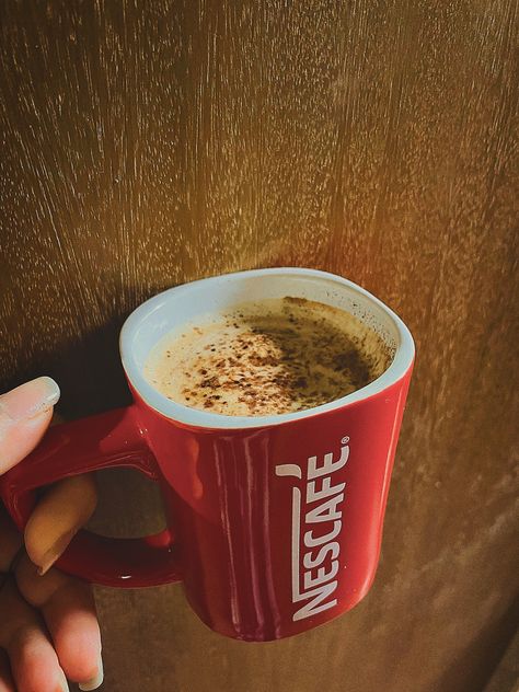 #aesthetic #coffee #nescafe #instagram #food #foodstagram #captions #recipe #healthy Nescafe Aesthetic, Nescafe Coffee Aesthetic, Nescafé Coffee, Nescafe Coffee, Coconut Milk Shampoo, Scrapbook Printing, Dream Vision Board, Snap Streak, Pics Ideas