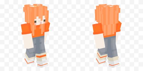 Ginger Minecraft Skin, Autumn Minecraft Skin, 64x64 Minecraft Skin, Pink Haired Minecraft Skin, Cute Ginger, Orange Skin, Minecraft Skins Meme, Mc Skins, Minecraft Skin