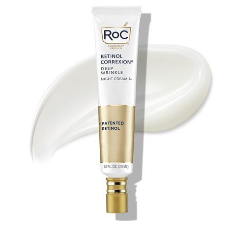 Shoppers rave about $18 cream that 'tightens skin' & is 'great for wrinkles' Roc Retinol Correxion, Roc Retinol, Anti Aging Night Cream, Anti Aging Oils, Anti Aging Moisturizer, Hydrating Cream, Deep Wrinkles, Skin Care Treatments, Anti Aging Cream