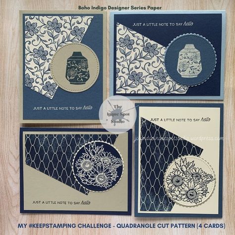 September 2020 – Page 2 – The Inque Spot Studio Pinterest Cards, One Sheet Wonder, Fancy Fold Cards, Stamping Up Cards, Fancy Folds, Fun Fold Cards, Card Tutorials, Card Sketches, Paper Pumpkin