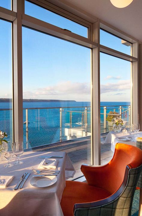 Michelin Star Restaurant Waterford, Ardmore Restaurants | Cliff House Hotel Ardmore Ireland, Cliffside House, Dublin Restaurants, Ireland Cliffs, Organic Restaurant, Tasty Desserts, Luxurious Rooms, Cliff House, Michelin Star Restaurant