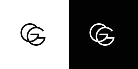 Modern and unique letter GG initials logo design G Font, Psychologist Logo, Logo Design Elegant, G Logo Design, Initials Logo Design, Elegant Logo Design, Identity Branding, Branding Design Packaging, Signature Ideas