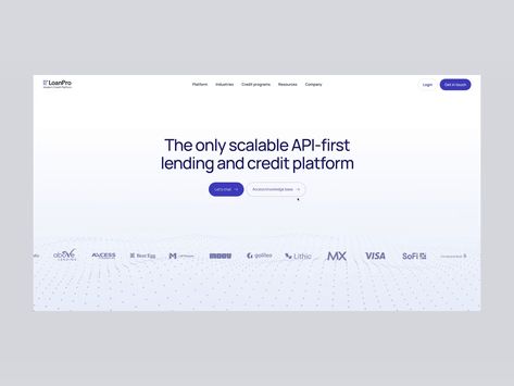 LoanPro Website Development Landing Page Animation, Vr Design, Ux Design Trends, Interactive Web Design, Wireframe Design, Ui Animation, Ui Design Website, Core Training, Web Layout Design
