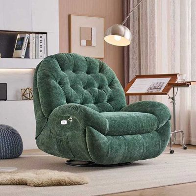 Green Recliner Chairs, Green Recliner, Recliners In Living Room, Ergonomic Recliner, Luxury Chair Design, Multi Functional Sofa, Swivel Recliner Chairs, Fabric Furniture, Patterned Chair