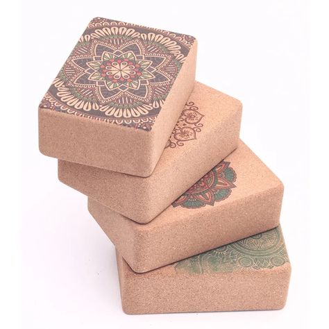 New yoga cork brick practice brick children dance special high-density yoga block fitness auxiliary Yoga Tools, Tibetan Mandala, Woman Yoga, Yoga Mindfulness, Foam Blocks, Healing Therapy, Benefits Of Exercise, Meditation Cushion, Yoga Block