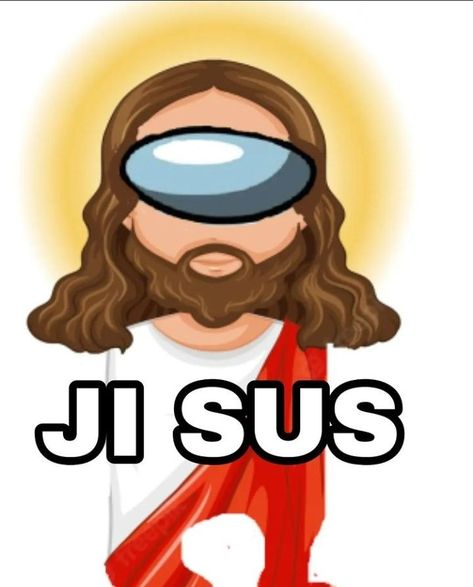 Jesús + Among Us Desi Humor, Indie Games, Among Us, Funny Laugh, Fangirl, Funny Pictures, Mario Characters, Jesus, Fan Art