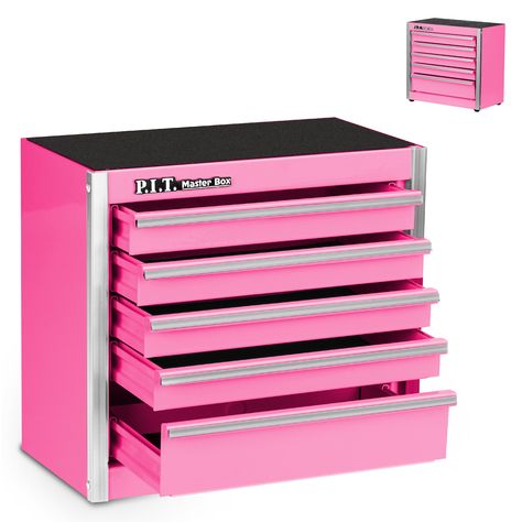 PRICES MAY VARY. Multiple Storage Mini Tool Box - 8.6 X 4.6 X 7.9 Inches, lightweight and portable design, suitable for your day use. You can also match the top chest to use together or separately. Please check the size before you place an order. It's a small box, if you mind, please don't buy it Wide Application - Strong function for home, office, warehouse, jobsites and so on. The micro tool box is suitable for storing small tools and accessories storing various parts like business cards, pens Things You Need To Buy, Pink Tool Box, Steel Tool Box, Cabinet Liner, Office Warehouse, Pink Tools, Tools Storage, Tool Storage Diy, Úložný Box