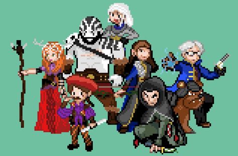 Critical Role Characters, Pokemon Regions, Perler Bead Templates, Vox Machina, Gym Leaders, Pixel Art Games, Game Resources, Nerdy Girl, New Pokemon