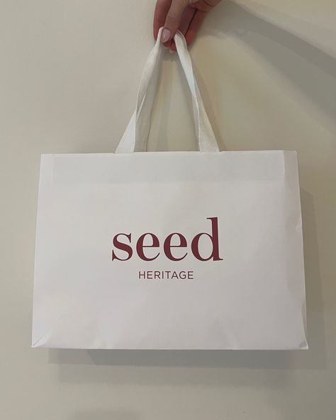 Heritage Logo, Seed Heritage, Birthday Girl, White Paper, Paper Shopping Bag, Girl Birthday, Mood Board, Seeds, ? Logo