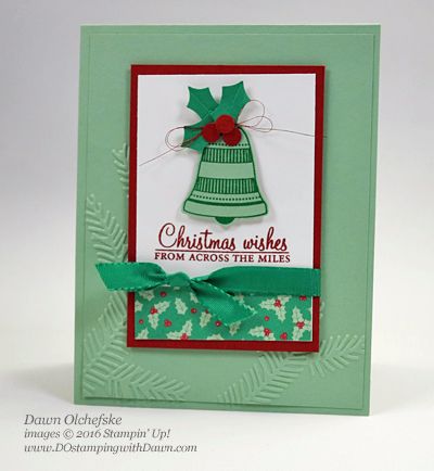 DOstamperSTARS Thursday Challenge #194: Sneak Peek Seasonal Bells & Holly Berry Happiness Bundles! | DOstamping with Dawn | Bloglovin’ Create Christmas Cards, Xmas Theme, Stampin Up Christmas Cards, Christmas Catalogs, Holly Berry, Stampin Up Christmas, Christmas Cards To Make, Winter Cards, Holiday Catalog