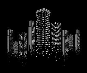 Creative City vector Backgrounds 01 Urban Cityscape, Building Silhouette, Black Paper Drawing, Skyline Silhouette, City Vector, City Silhouette, City Buildings, Black Paper, Instagram Story Ideas