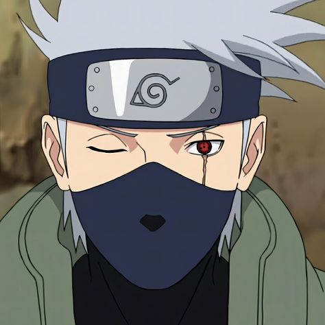 Kakashi Hatake Without Mask, Kakashi Hatake Face, Rin Y Obito, Kakashi Face, Kakashi Drawing, Kakashi Sharingan, Bleach Drawing, Itachi Mangekyou Sharingan, Kakashi And Obito