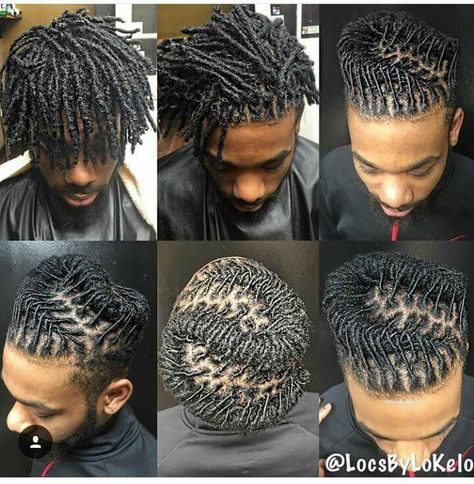 Halo Loc Styles, Loc Styles Short, Loc Hairstyles For Men, Men Dread Styles, Short Dread Styles, Mens Dreadlock Styles, Short Dreadlocks Styles, Dreadlocks Men, Dread Hairstyles For Men