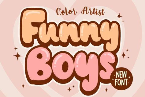 Introducing the Funny Boys Font, where laughter and creativity collide! This playful and whimsical font is designed to add a dash of humor and charm to your designs. With its quirky letterforms and delightful characters, Funny Boys Font will bring smiles to everyone’s faces. Whether you’re designing funny greeting cards, hilarious posters, or playful social […] Get your free download of the Funny Boys Font now at FreeFontDL - Free Font Download! Funny Fonts, Whimsical Typeface, Font Minimalist, Boy Fonts, Casual Fonts, Disney Alphabet, Font Creator, Free Font Download, Whimsical Fonts