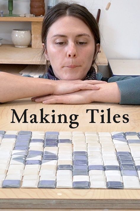 Finally finishing my epic tile project! In this video, I show you how to make handmade tiles with slab building, how I glaze tiles, and how I made my tile mosaic. Let me know what you think! Hand Painted Tiles Kitchen, How To Make Tiles, Tile Art Projects, Diy Mosaic Tiles, Diy Tiles, Mosaic Tutorial, How To Make Ceramic, Pottery Tiles, Tiles Diy