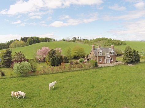 Irish Farmhouse Exterior, Dream House Farmhouse, Countryside Manor, Cottages In Scotland, Irish Farmhouse, Cottages Scotland, Scottish Cottages, British Cottage, Cottage Farmhouse Decor