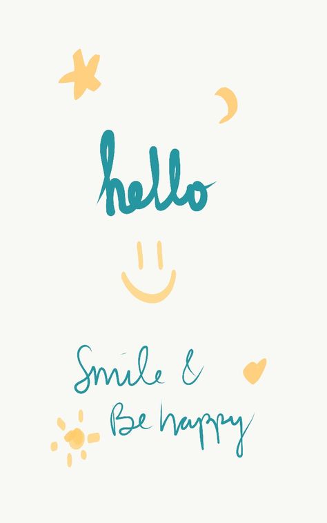 Phone Wallpaper for always reminding you to smile & be happy 😊 Be Happy Wallpaper, Smile Wallpaper, Happy Wallpaper, English Word, Just Be Happy, Wallpaper Image, Always Smile, Happy And Healthy, What Makes You Happy