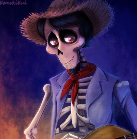 Coco by kanokikul.deviantart.com on @DeviantArt Hector Rivera Fanart, Hector Rivera, People Cartoon, Kids Cartoon Characters, Draw People, Drawing Cartoon Characters, Arte Disney, Pixar Movies, Disney Life