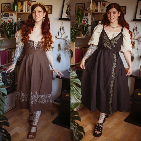 Hobbitcore Dress, Plus Size Hobbit Outfit, Hobbit Aesthetic Clothes, Hobbit Inspired Outfits, Female Hobbit, Hobbit Outfit, Hobbit Dress, Hobbit Fashion, Hobbit Core