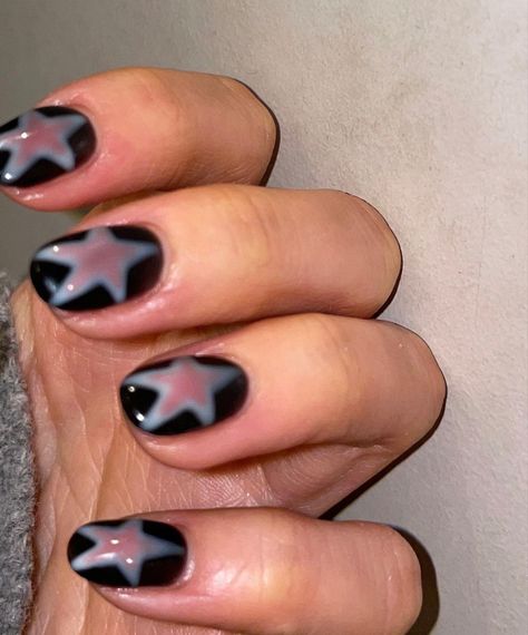 Album Inspired Nails, Nails Acrylic Coffin Short, Grunge Nail Art, Short Mail, Art To Try, Nails Acrylic Coffin, Drag Make-up, Mail Ideas, Duck Nails