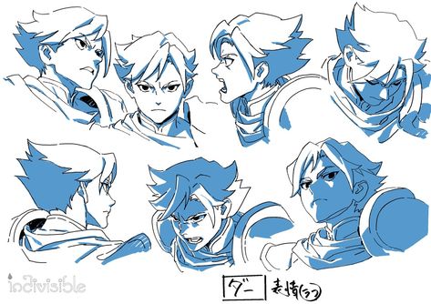 Yoh Yoshinari, Draw Better, Studio Trigger, Face Sketch, 캐릭터 드로잉, Drawing Expressions, Amazing Drawings, Character Design Animation, Character Sheet