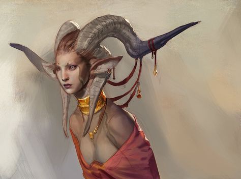 Satyr by Carlo-Arellano Female Elf, Heroic Fantasy, Fantasy Races, Creature Concept, Fantasy Inspiration, Dnd Characters, Creature Design, Fantasy Creatures, Mythical Creatures