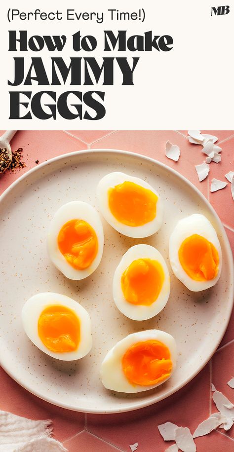 Pickled Deviled Eggs, Jammy Eggs, Egg Calories, Protein Packed Snacks, Seed Bread, Soft Boiled Eggs, Poached Egg, Fool Proof Recipes, Hard Boiled