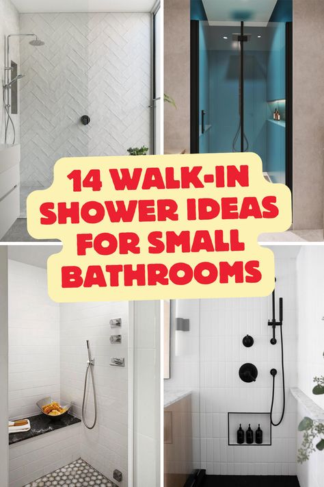 Dreaming of a bathroom that feels spacious and luxurious, even in a small footprint? Adding a walk-in shower can make all the difference! These 14 walk-in shower ideas are perfect for compact bathrooms, from sleek frameless glass and corner showers to textured tile accents and rain shower heads that bring a spa-like feel. Discover how small upgrades—like a curbless design or built-in shelving—can maximize space and style. Ready to reimagine your bathroom? Dive into these inspiring ideas! Corner Shower Between Vanities, Bathroom Design Small Walk In Shower Remodeling Ideas, Shower Doors For Small Showers, Showers With Quartz Walls, Small Accessible Bathroom Ideas, Budget Walk In Shower Ideas, Small Shower With Glass Door, Small Bathroom Remodel Walk In Shower Tile Ideas, 4x4 Walk In Shower Ideas