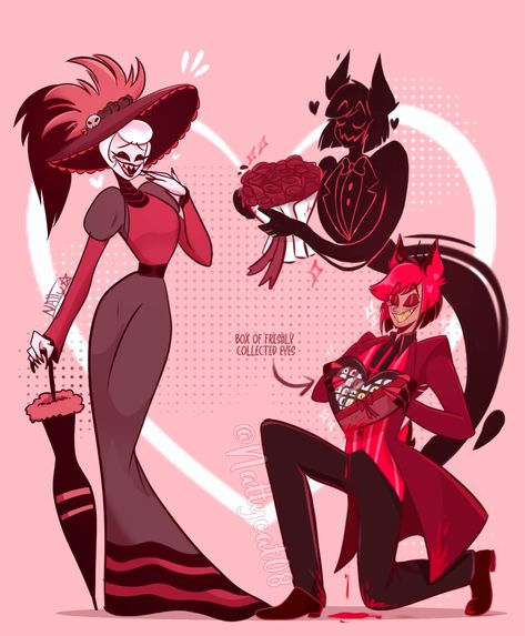 Alastor X Rosie, Walpapers Cute, Hazbin Hotel Art, Hotel Trivago, Monster Hotel, H Hotel, Alastor Hazbin Hotel, Helluva Boss And Hazbin Hotel, Vivziepop Hazbin Hotel