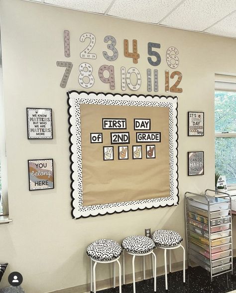 Dream Teacher, 2023 Classroom, Neutral Classroom, Cactus Classroom, 2023 Decor, School Office Decor, Neutral Classroom Decor, Classroom Interior, Farmhouse Classroom