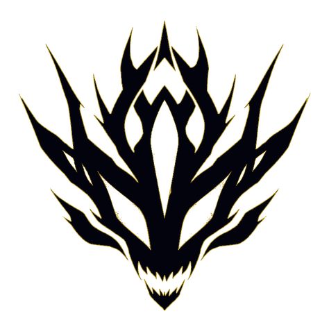 The Demon Hunter | GM Binder Dragon Emblem Symbols, Warhammer Symbols, Darkness Symbol, Fantasy Symbols, Demon Logo, Demon Symbols, Skull Symbol, Hunter Logo, Skull Stencil